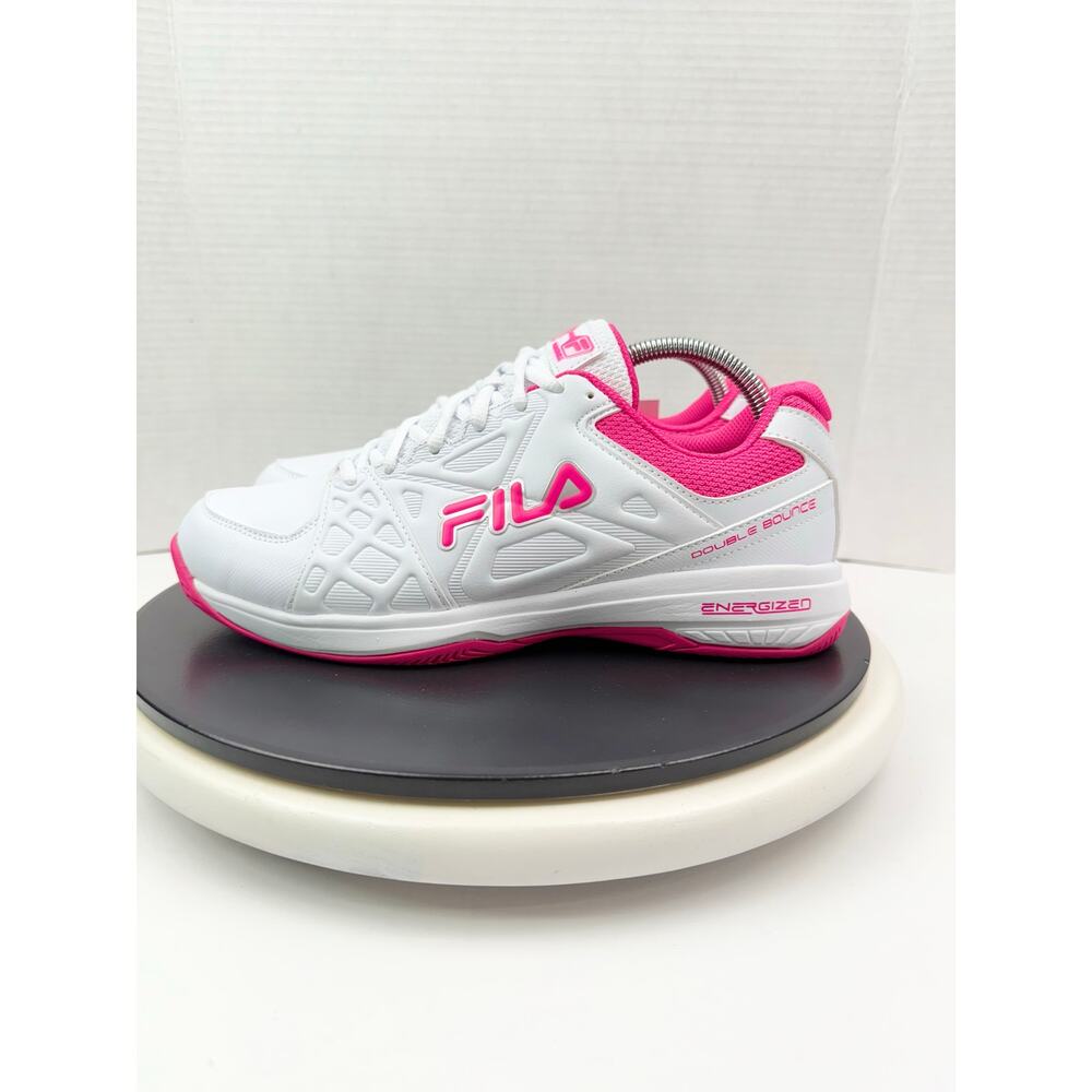 Fila Women's Energized Athletic Shoes - White and Pink